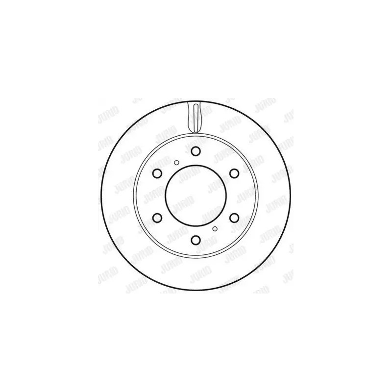 Stabdžių diskas  JURID 562695JC
