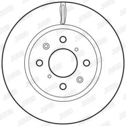 Stabdžių diskas  JURID 562694JC