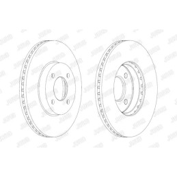 Stabdžių diskas  JURID 562693JC