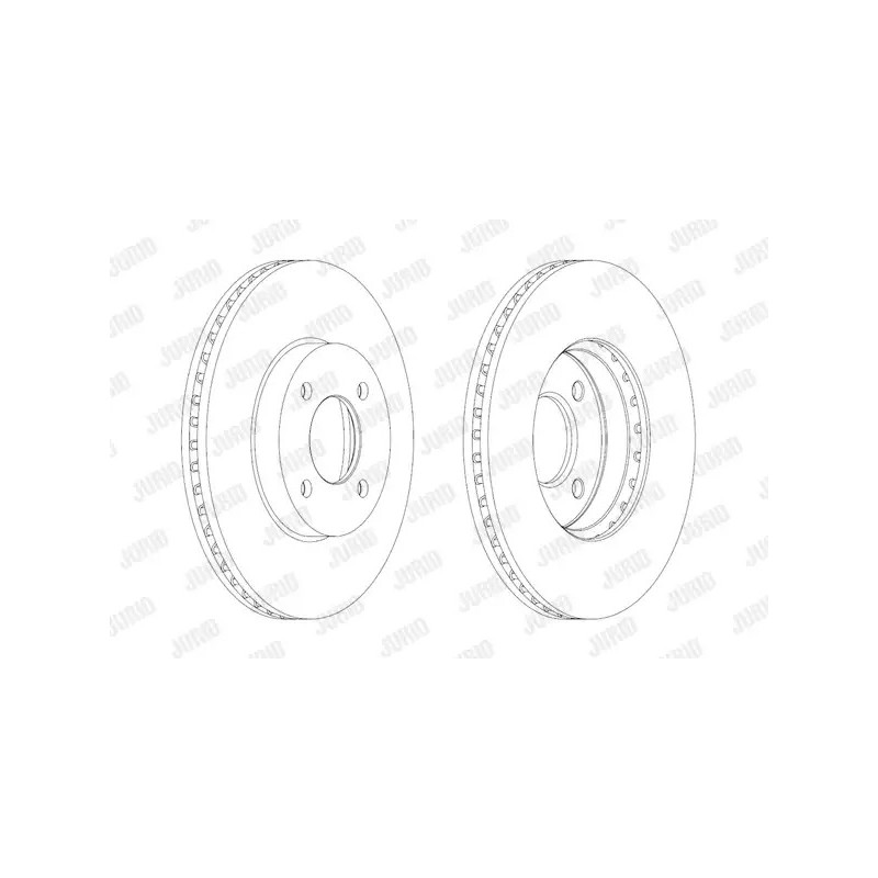Stabdžių diskas  JURID 562693JC