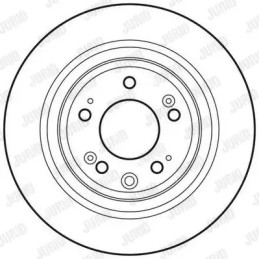 Stabdžių diskas  JURID 562697JC