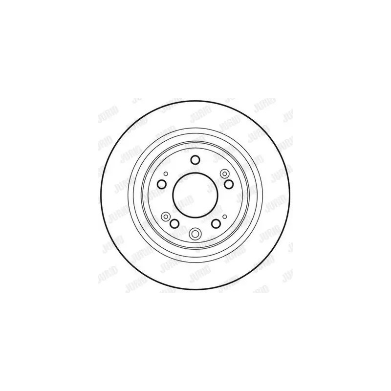 Stabdžių diskas  JURID 562697JC