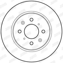 Stabdžių diskas  JURID 562704JC