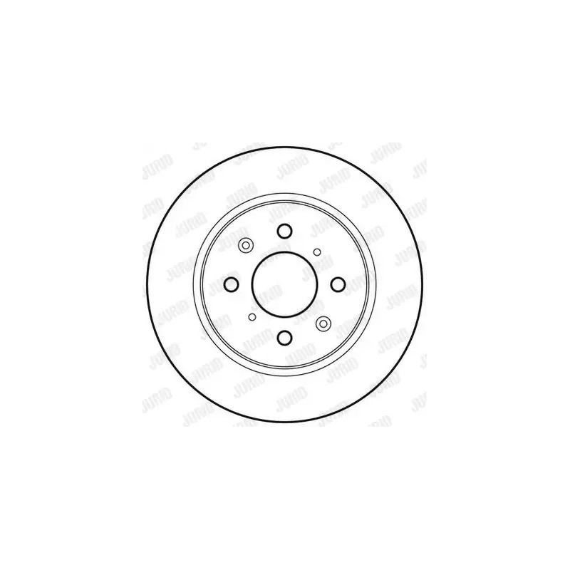 Stabdžių diskas  JURID 562704JC