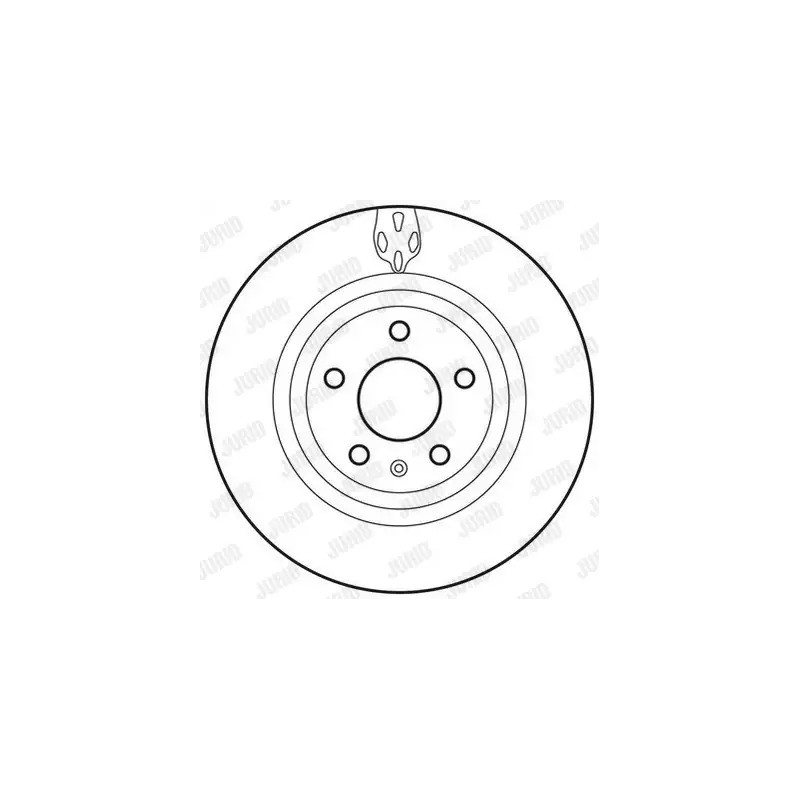 Stabdžių diskas  JURID 562706JC