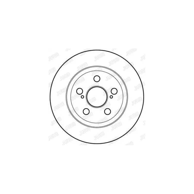Stabdžių diskas  JURID 562712JC