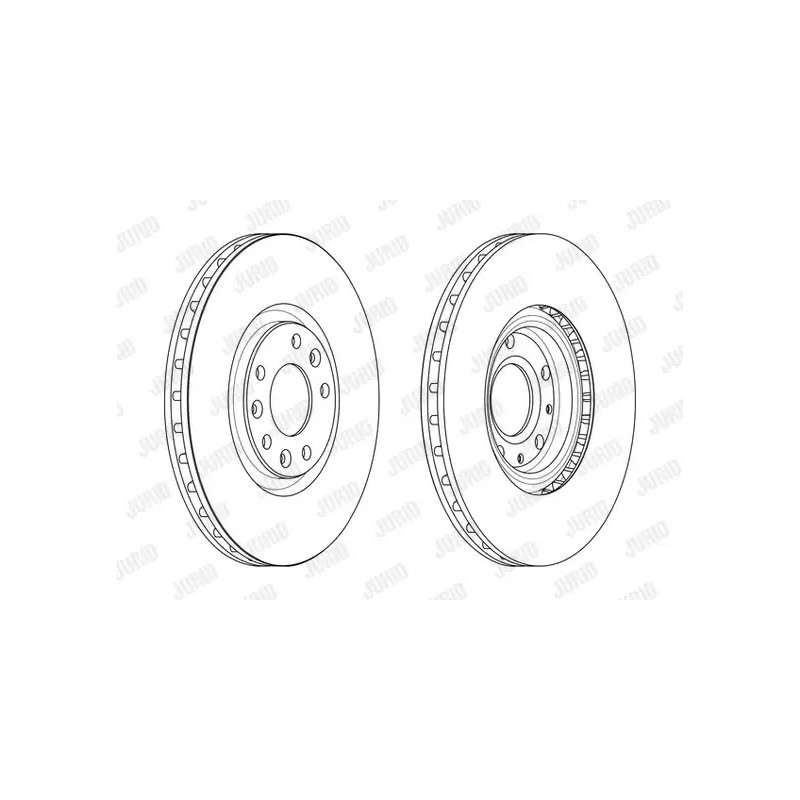 Stabdžių diskas  JURID 562715JC