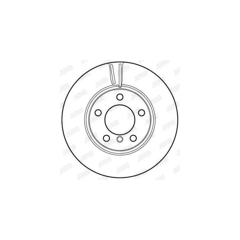 Stabdžių diskas  JURID 562717JC