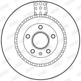 Stabdžių diskas  JURID 562735JC