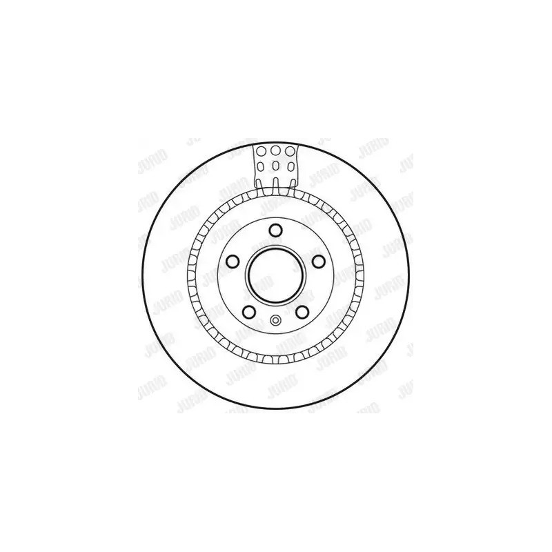 Stabdžių diskas  JURID 562735JC