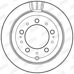 Stabdžių diskas  JURID 562744JC