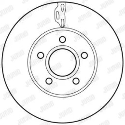 Stabdžių diskas  JURID 562752JC