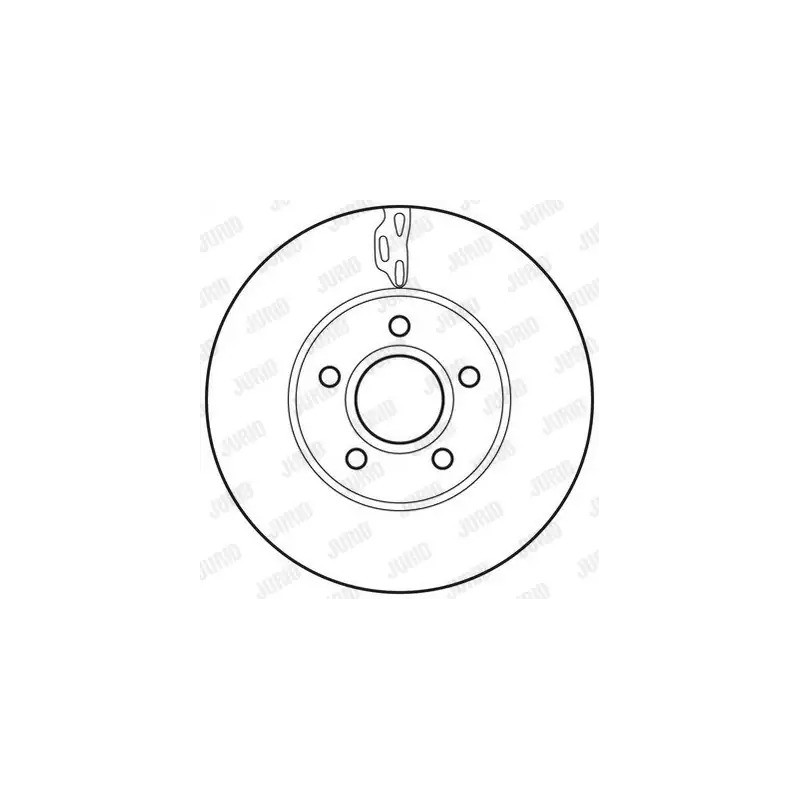 Stabdžių diskas  JURID 562752JC