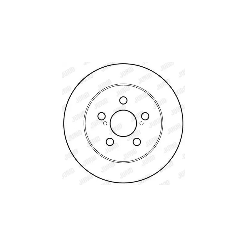 Stabdžių diskas  JURID 562751JC