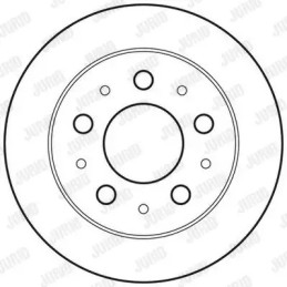 Stabdžių diskas  JURID 562753JC