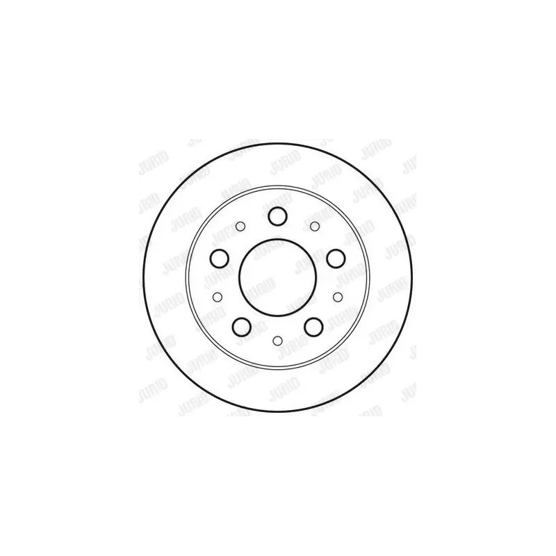Stabdžių diskas  JURID 562753JC
