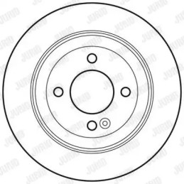 Stabdžių diskas  JURID 562764JC