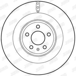 Stabdžių diskas  JURID 562767JC