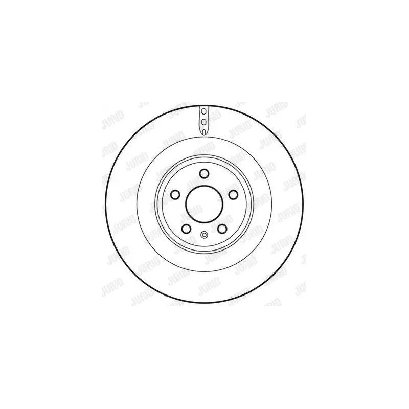 Stabdžių diskas  JURID 562767JC