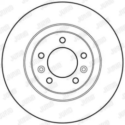 Stabdžių diskas  JURID 562762JC