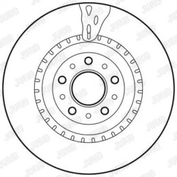 Stabdžių diskas  JURID 562760JC