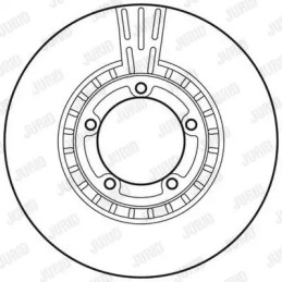 Stabdžių diskas  JURID 562768JC
