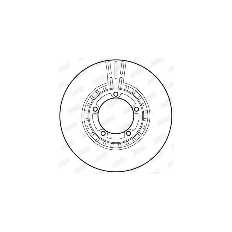 Stabdžių diskas  JURID 562768JC
