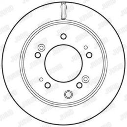 Stabdžių diskas  JURID 562773JC