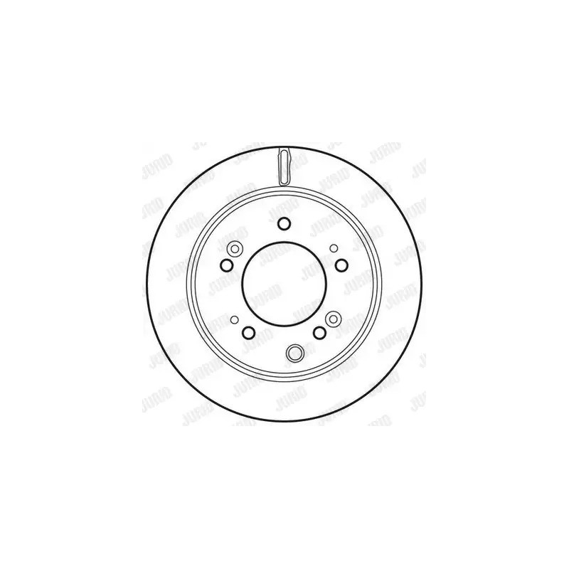 Stabdžių diskas  JURID 562773JC