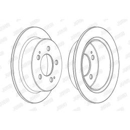 Stabdžių diskas  JURID 562775JC