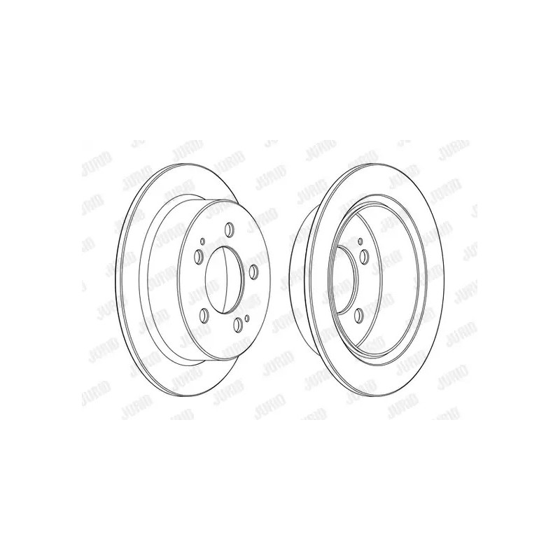 Stabdžių diskas  JURID 562775JC