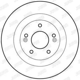 Stabdžių diskas  JURID 562779JC