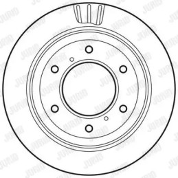 Stabdžių diskas  JURID 562777JC