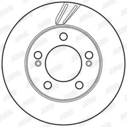 Stabdžių diskas  JURID 562785JC