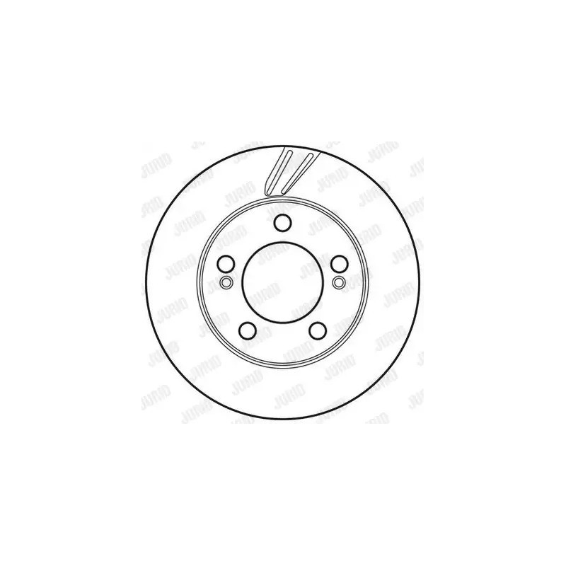 Stabdžių diskas  JURID 562785JC