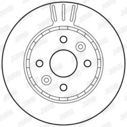 Stabdžių diskas  JURID 562787JC