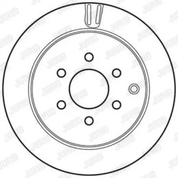 Stabdžių diskas  JURID 562782JC