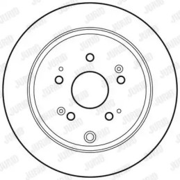 Stabdžių diskas  JURID 562795JC