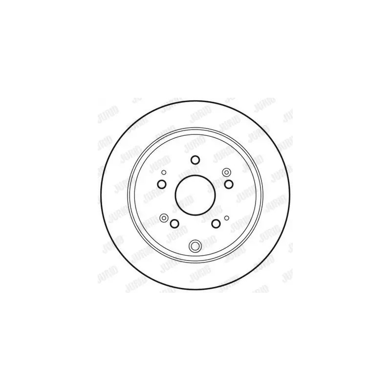 Stabdžių diskas  JURID 562795JC