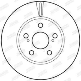 Stabdžių diskas  JURID 562797JC