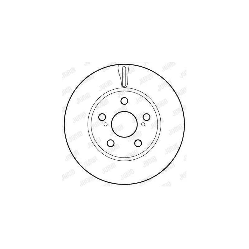 Stabdžių diskas  JURID 562797JC