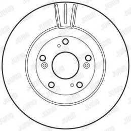 Stabdžių diskas  JURID 562807JC