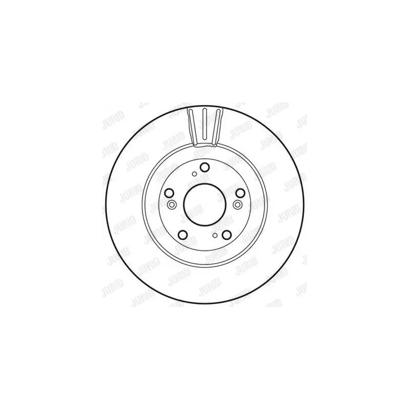 Stabdžių diskas  JURID 562807JC