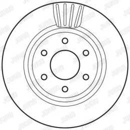 Stabdžių diskas  JURID 562813JC