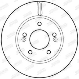 Stabdžių diskas  JURID 562817JC