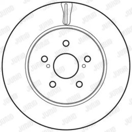Stabdžių diskas  JURID 562824JC