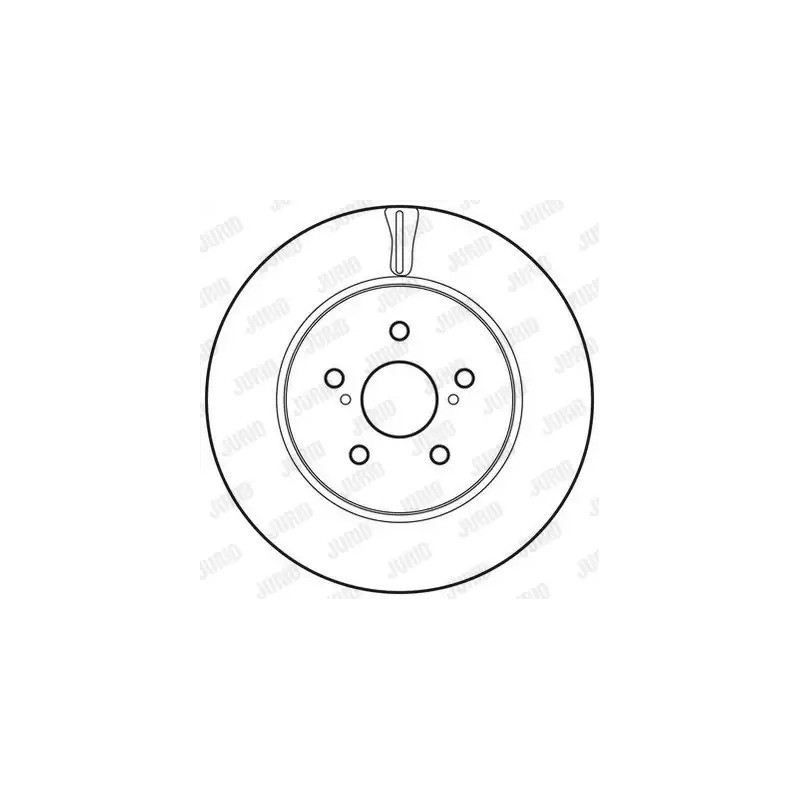 Stabdžių diskas  JURID 562824JC