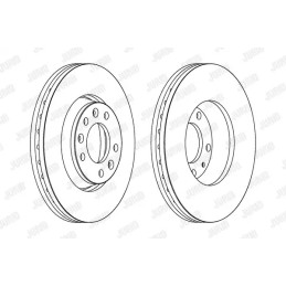 Stabdžių diskas  JURID 562839JC