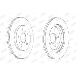 Stabdžių diskas  JURID 562853JC