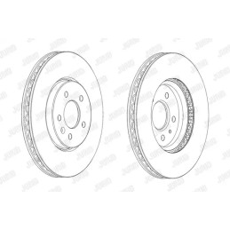 Stabdžių diskas  JURID 562851JC